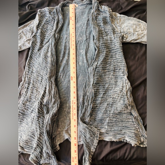 Jess & Jane Lag n’ Look Gray Kimino Women’s Large Style #M57-000 Bohemian - Picture 5 of 7